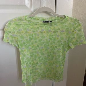 (New & Unworn) ASOS Mesh Floral Shirt Size 4